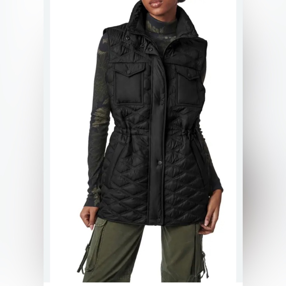 Bernardo Black Quilted Women's Vest